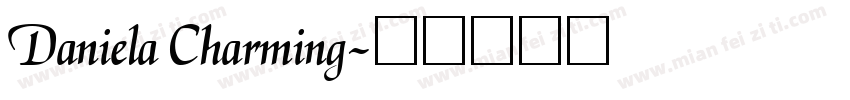 Daniela Charming字体转换